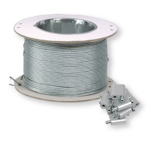 Kit de 100 bridas y bobina de cable Ø2,5 mm de 150 m